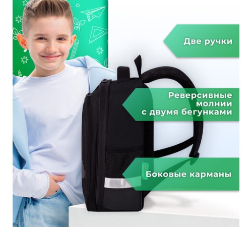 Ранец BRAUBERG KIDS STANDARD, 2 отделения, Terrible fighters, 36х28х14 см, 273146