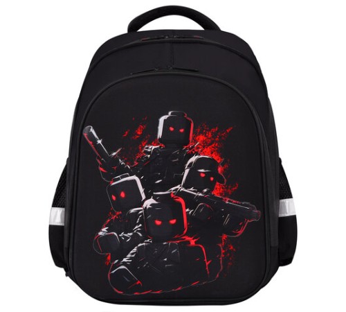 Ранец BRAUBERG KIDS STANDARD, 2 отделения, Terrible fighters, 36х28х14 см, 273146