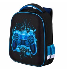 Ранец BRAUBERG KIDS START, 1 отделение, 2 кармана, Digital gamepad, 3D-панель, 35х26х13 см, 273152