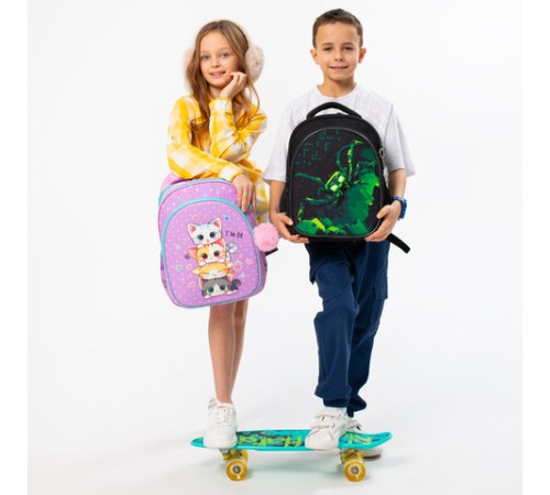 Рюкзак BRAUBERG OPTIMA, 2 отделения, с брелоком, 