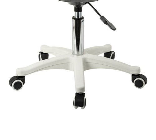 Кресло стул BRABIX "Eames MG-310 PL", пластик белый, экокожа белая, 532926