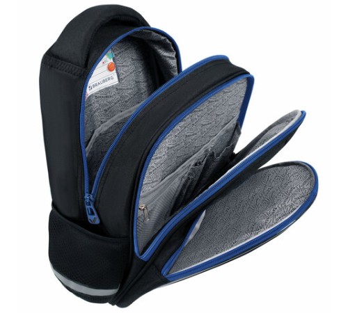 Рюкзак BRAUBERG OPTIMA, 2 отделения, с брелоком, 