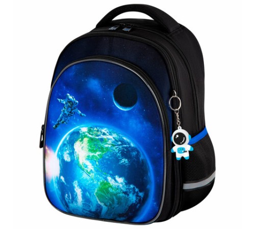 Рюкзак BRAUBERG OPTIMA, 2 отделения, с брелоком, 