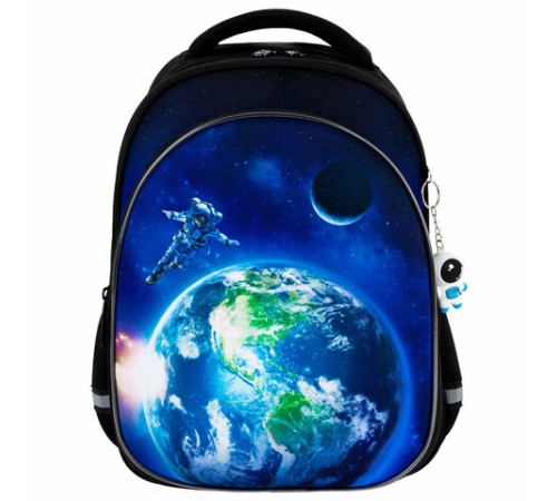 Рюкзак BRAUBERG OPTIMA, 2 отделения, с брелоком, 