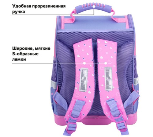 Ранец ЮНЛАНДИЯ WISE, 1 отделение, 3 кармана, устойчивое дно, Best fellows, 37х29х15 см, 273161