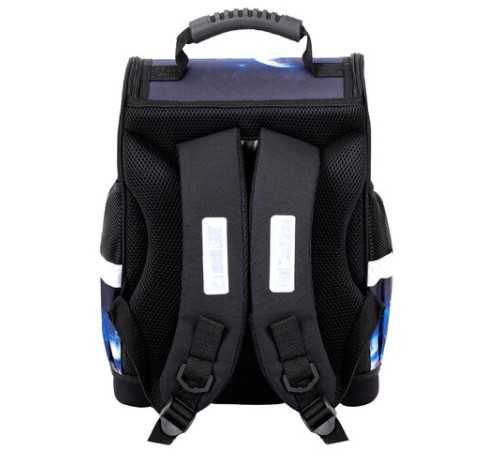 Ранец ЮНЛАНДИЯ WISE, 1 отделение, 3 кармана, устойчивое дно, Space driver, 37х29х15 см, 273163