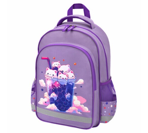 Рюкзак ПИФАГОР SCHOOL, 1 отделение, 3 кармана, 