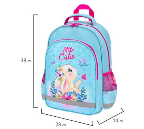 Рюкзак ПИФАГОР SCHOOL, 1 отделение, 3 кармана, 