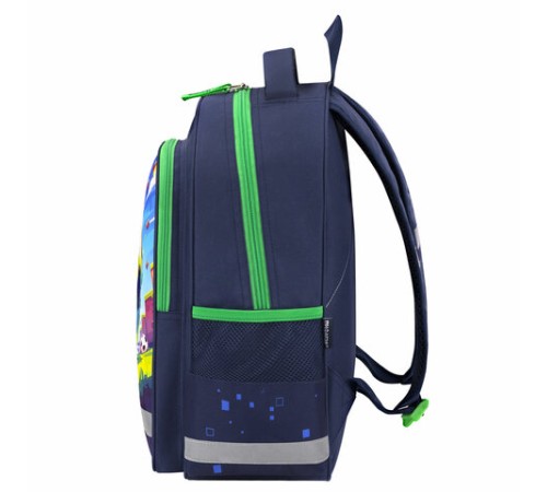 Рюкзак ПИФАГОР SCHOOL, 1 отделение, 3 кармана, 