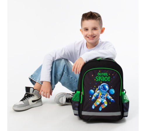 Рюкзак ПИФАГОР SCHOOL, 1 отделение, 3 кармана, 