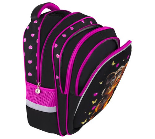 Рюкзак BRAUBERG KIDS MIND с пеналом в комплекте, 2 отделения, 