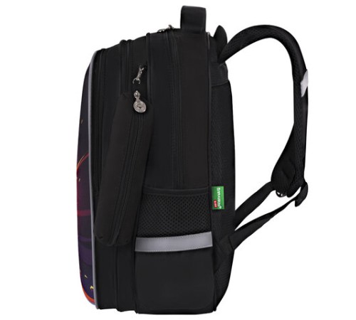 Рюкзак BRAUBERG KIDS MIND с пеналом в комплекте, 2 отделения, 