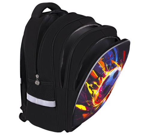 Рюкзак BRAUBERG KIDS MIND с пеналом в комплекте, 2 отделения, 