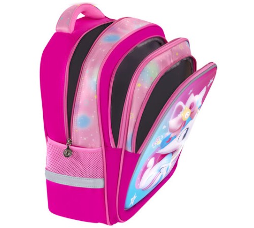 Рюкзак BRAUBERG KIDS FLOSSY, 2 отделения, 3 кармана, 