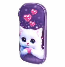 Пенал ЮНЛАНДИЯ, 1 отделение, 1 откидная планка, карман, EVA покрытие soft-touch, 22х10х5 см, 