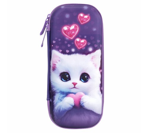 Пенал ЮНЛАНДИЯ, 1 отделение, 1 откидная планка, карман, EVA покрытие soft-touch, 22х10х5 см, 