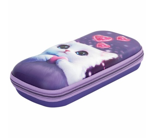 Пенал ЮНЛАНДИЯ, 1 отделение, 1 откидная планка, карман, EVA покрытие soft-touch, 22х10х5 см, 