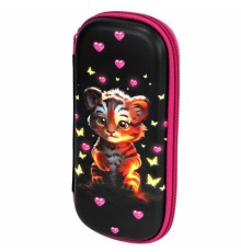 Пенал ЮНЛАНДИЯ, 1 отделение, 1 откидная планка, карман, EVA покрытие soft-touch, 22х10х5 см, 