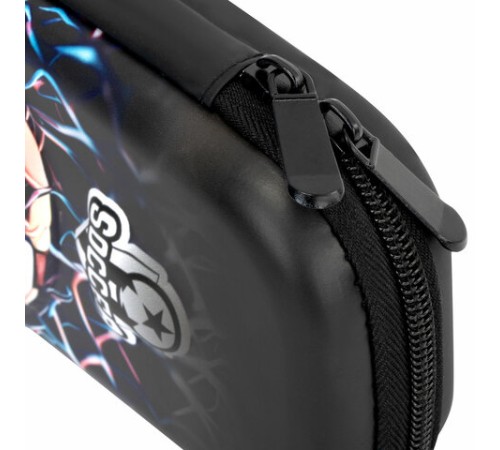 Пенал ЮНЛАНДИЯ, 1 отделение, 1 откидная планка, карман, EVA покрытие soft-touch, 22х10х5 см, 