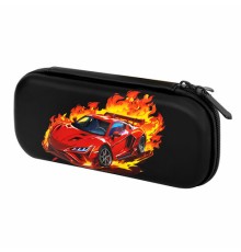 Пенал ЮНЛАНДИЯ, 1 отделение, 1 откидная планка, карман, EVA покрытие soft-touch, 22х10х5 см, 