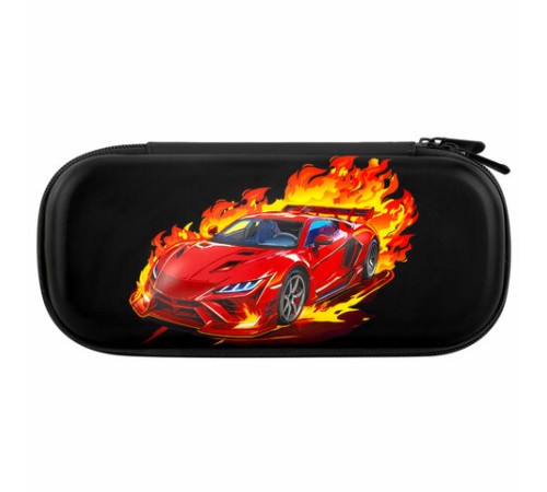 Пенал ЮНЛАНДИЯ, 1 отделение, 1 откидная планка, карман, EVA покрытие soft-touch, 22х10х5 см, 