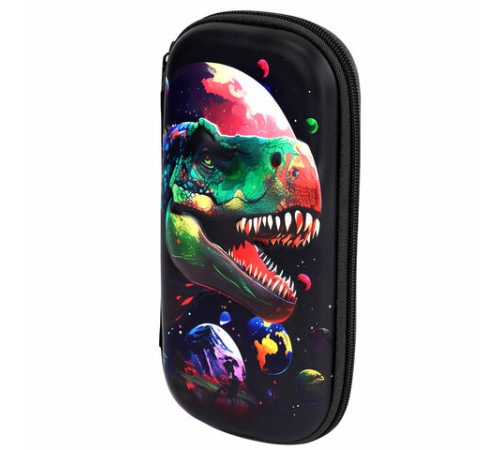 Пенал ЮНЛАНДИЯ, 1 отделение, 1 откидная планка, карман, EVA покрытие soft-touch, 22х10х5 см, 