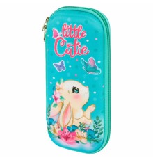 Пенал ЮНЛАНДИЯ, 1 отделение, карман, полиэстер/EVA, 22х10х5 см, 