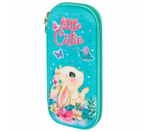 Пенал ЮНЛАНДИЯ, 1 отделение, карман, полиэстер/EVA, 22х10х5 см, 