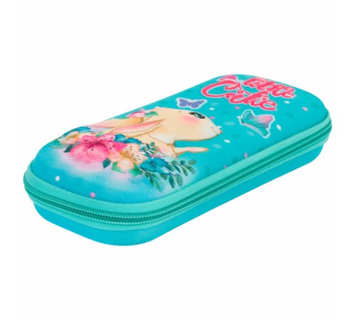 Пенал ЮНЛАНДИЯ, 1 отделение, карман, полиэстер/EVA, 22х10х5 см, 