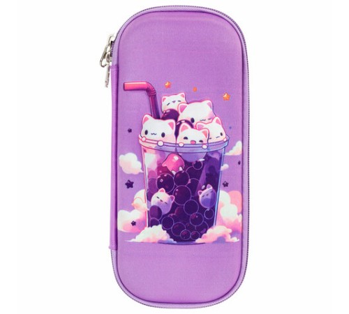 Пенал ЮНЛАНДИЯ, 1 отделение, карман, полиэстер/EVA, 22х10х5 см, 