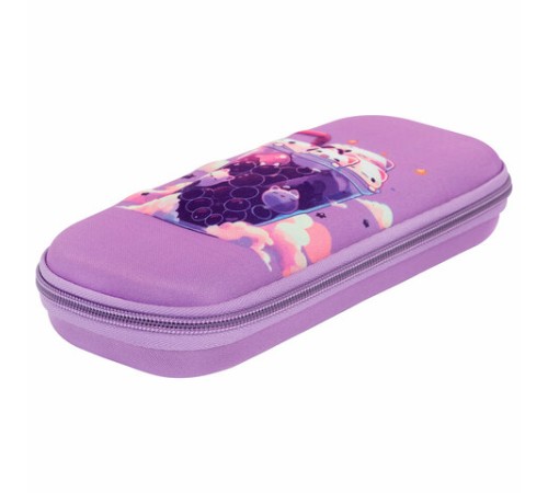 Пенал ЮНЛАНДИЯ, 1 отделение, карман, полиэстер/EVA, 22х10х5 см, 