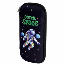 Пенал ЮНЛАНДИЯ, 1 отделение, карман, полиэстер/EVA, 22х10х5 см, 