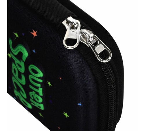 Пенал ЮНЛАНДИЯ, 1 отделение, карман, полиэстер/EVA, 22х10х5 см, 