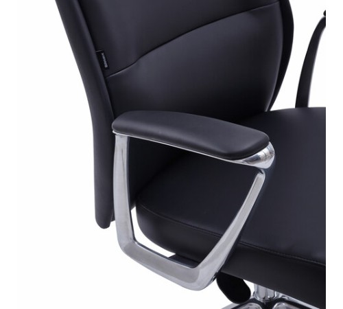 Кресло BRABIX PREMIUM "Adept EX-752", синхромеханизм, алюминий, экокожа, черное, 532930 Кресло BRABIX PREMIUM "Adept EX-752", синхромеханизм, алюминий, экокожа, черное, 532930