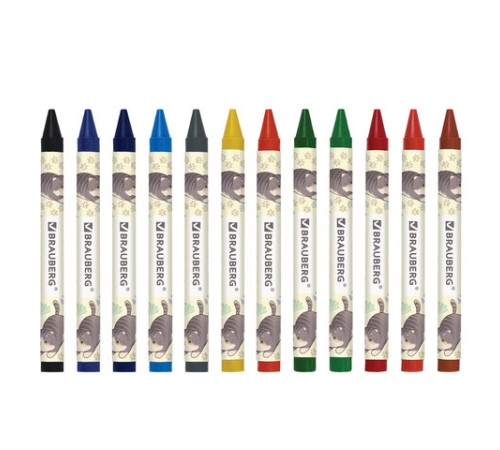 Восковые мелки BRAUBERG 