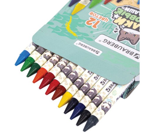 Восковые мелки BRAUBERG 