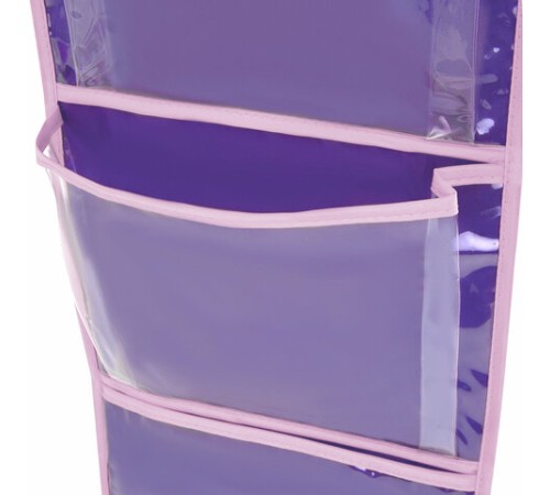 Кармашки-органайзер в шкафчик для детского сада BRAUBERG KIDS, крепление на липучке, наклейки-подсказки, 24х88 см, 