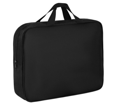 Папка на молнии с ручками А4, мешок для обуви 42х33 см, пенал 20х10 см, черный, НАБОР BRAUBERG, 273288