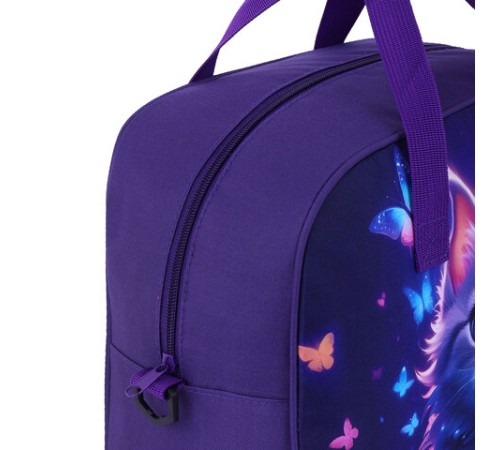 Сумка для занятий с плечевым ремнем, подкладкой BRAUBERG KIDS с ручками, 35x25x15 см, 