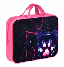 Папка на молнии с ручками BRAUBERG А4, 1 отделение, полиэстер, 80 мм, 