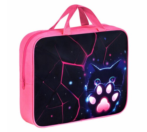 Папка на молнии с ручками BRAUBERG А4, 1 отделение, полиэстер, 80 мм, 