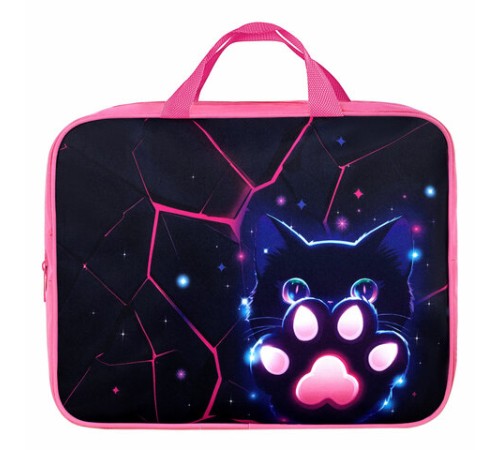 Папка на молнии с ручками BRAUBERG А4, 1 отделение, полиэстер, 80 мм, 