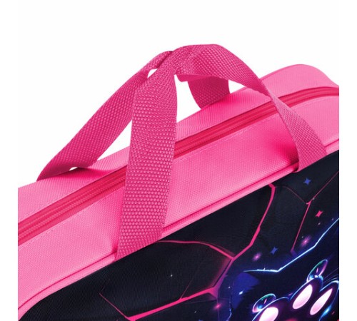 Папка на молнии с ручками BRAUBERG А4, 1 отделение, полиэстер, 80 мм, 