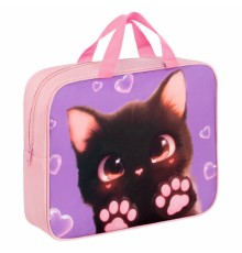 Папка на молнии с ручками BRAUBERG А4, 1 отделение, полиэстер, 80 мм, 