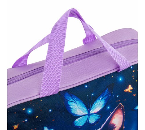 Папка на молнии с ручками BRAUBERG А4, 1 отделение, полиэстер, 80 мм, 