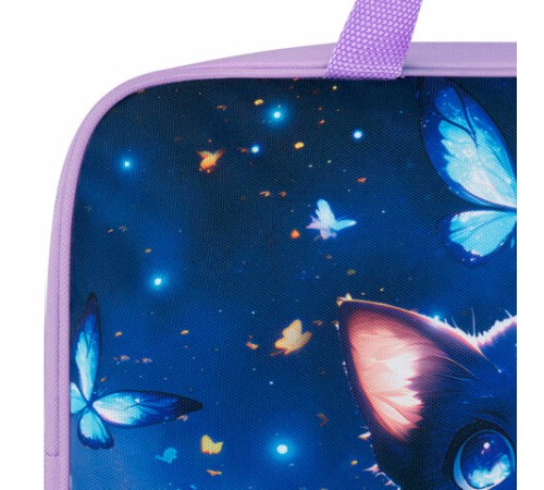 Папка на молнии с ручками BRAUBERG А4, 1 отделение, полиэстер, 80 мм, 