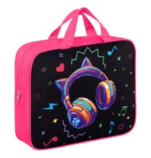 Папка на молнии с ручками BRAUBERG А4, 1 отделение, полиэстер, 80 мм, 