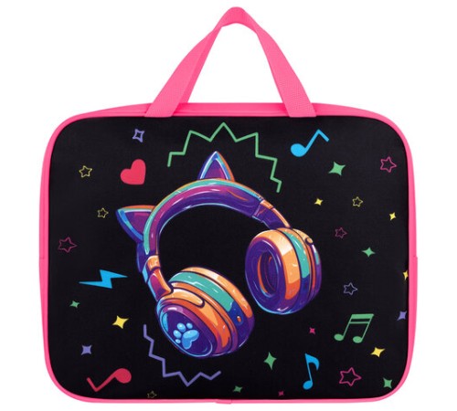 Папка на молнии с ручками BRAUBERG А4, 1 отделение, полиэстер, 80 мм, 