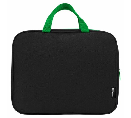 Папка на молнии с ручками BRAUBERG А4, 1 отделение, полиэстер, 80 мм, 