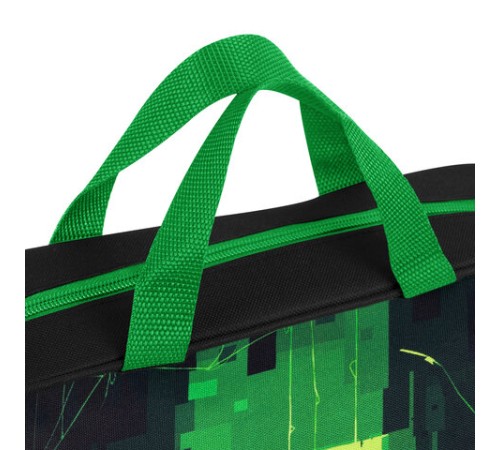 Папка на молнии с ручками BRAUBERG А4, 1 отделение, полиэстер, 80 мм, 